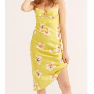 Free People Sun Becomes Her Yellow Floral Dress